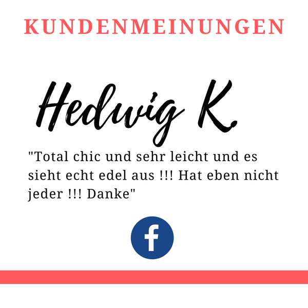 Kundenmeinung Hedwig K. auf Facebook